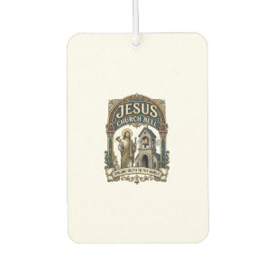 Jesus-Kirche Glocke Jesus-Kirche Glocke Christlich Autolufterfrischer