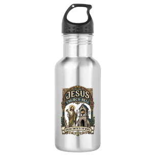 Jesus-Kirche Glocke Jesus-Kirche Glocke Christlich Edelstahlflasche