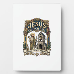 Jesus-Kirche Glocke Jesus-Kirche Glocke Christlich Fotoplatte