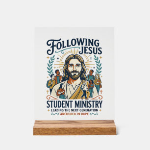 Jesus Kirche Merch Jugendcamp-Shirt Glaube Ba Acrylschild