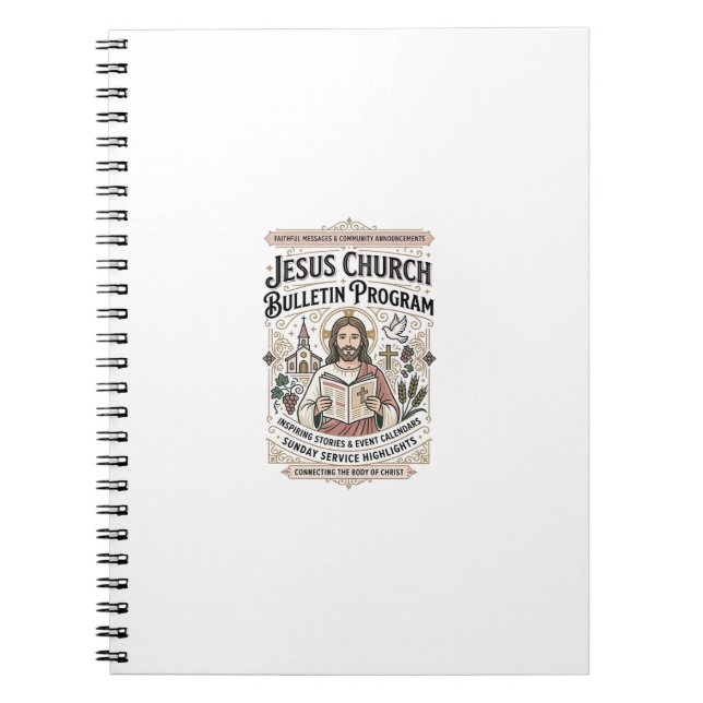 Jesus-Kirche Mitteilungsblatt Programm Jesus-Kirch Notizblock (Vorderseite)