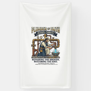 Jesus Klempner Grafik T-Shirt Christliche Kunst_1 Banner