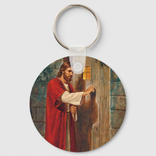 Jesus klopft auf der Tür Schlüsselanhänger