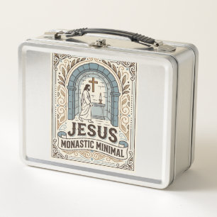 Jesus Kloster Minimal Jesus Kloster Minimal Chri Metall Brotdose