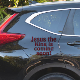 Jesus kommt aufkleber