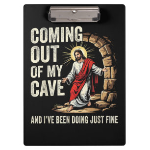 Jesus kommt aus meiner Höhle Klemmbrett