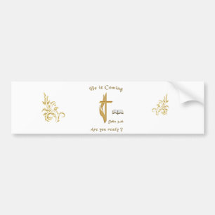 Jesus kommt autoaufkleber