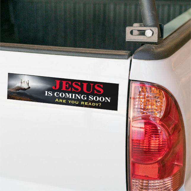 JESUS KOMMT BALD Autoaufkleber (Auf Lkw)