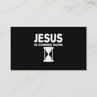 Jesus kommt bald Shirt Countdown bis Jesus Visitenkarte