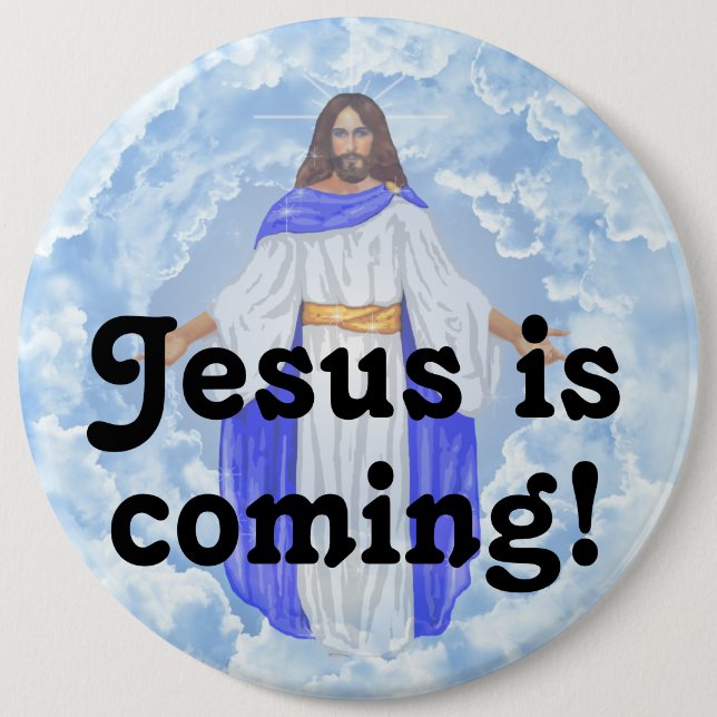 Jesus kommt! button (Vorderseite)