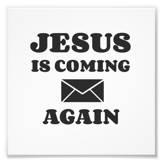 JESUS KOMMT WIEDER FOTODRUCK (Vorne)