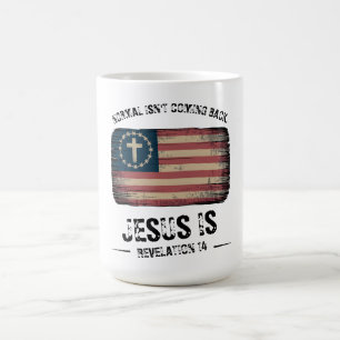 Jesus kommt zurück kaffeetasse