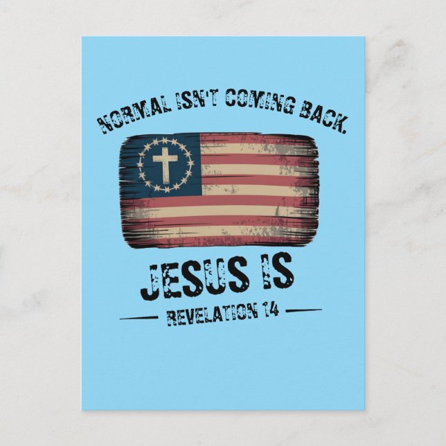 Jesus kommt zurück postkarte (Vorderseite)