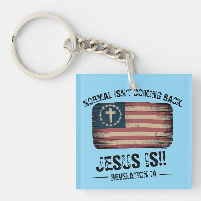 Jesus kommt zurück schlüsselanhänger (Vorderseite)
