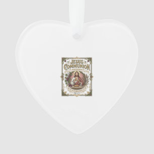 Jesus Kommunion Jesus Kommunion Christlicher Glaub Ornament