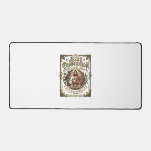 Jesus Kommunion Jesus Kommunion Christlicher Glaub Schreibtischunterlage