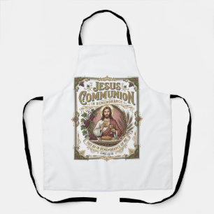 Jesus Kommunion Jesus Kommunion Christlicher Glaub Schürze