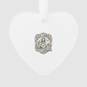 Jesus Kompass Spirituelle Richtung Jesus Kompass S Ornament