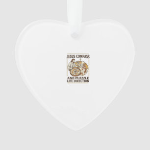 Jesus Kompass Und Puzzle Lebensrichtung Jesus Komp Ornament