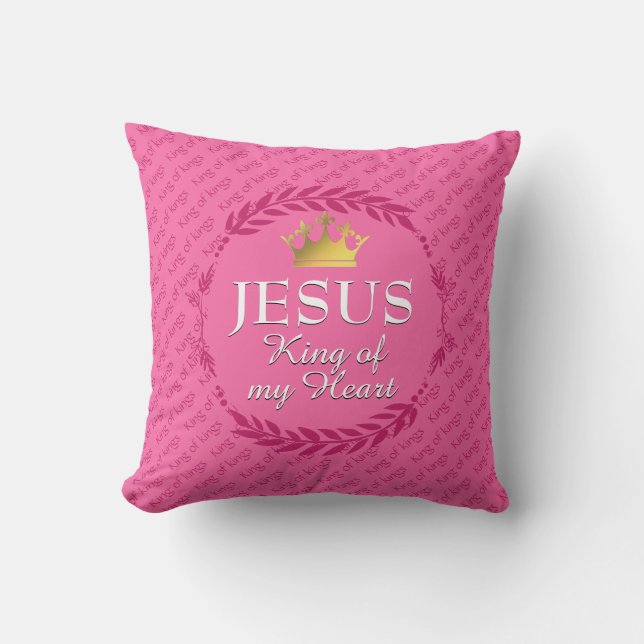 JESUS KÖNIG MEINES HERZES| Christmas Crown | HOT P Kissen (Vorderseite)