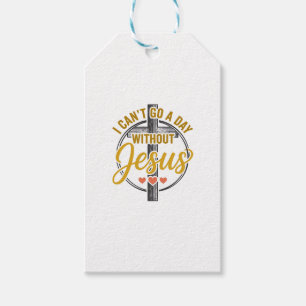 Jesus Kreuz Christliche Typografie-Shirt-Design_1 Geschenkanhänger