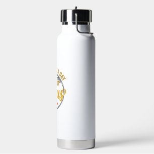 Jesus Kreuz Christliche Typografie-Shirt-Design_1 Trinkflasche