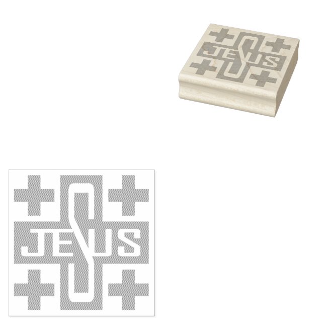 Jesus' Kreuz Gummistempel (Stempel)