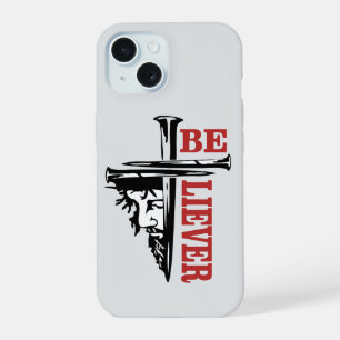 Jesus Kreuz Nageldesign – Mächtiger Christlicher G iPhone 15 Hülle