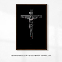 Jesus Kreuzigung in Art Noir