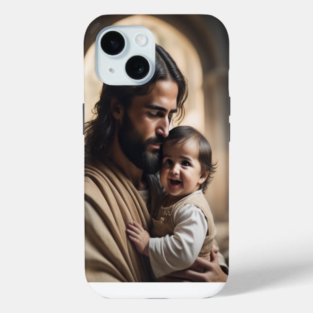Jesus Kunst Case-Mate iPhone Hülle (Rückseite)