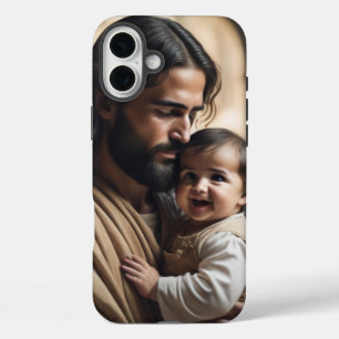 Jesus Kunst iPhone 16 Plus Hülle