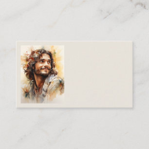 Jesus lächelnd Visitenkarten Visitenkarte