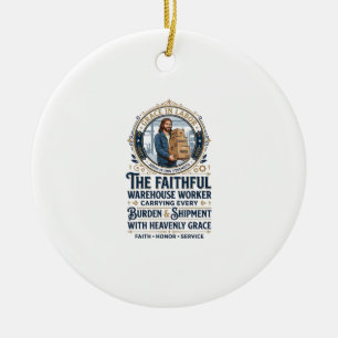 Jesus Lager Logistik Grafik T-Shirt Christliche Ku Keramik Ornament