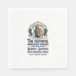 Jesus Lager Logistik Grafik T-Shirt Christliche Ku Serviette