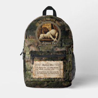 Jesus Lamm Gottes - Agnus Dei Bedruckter Rucksack