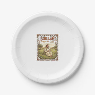Jesus Lamm Weide Süß Jesus Lamm Weide Süß Ch Pappteller