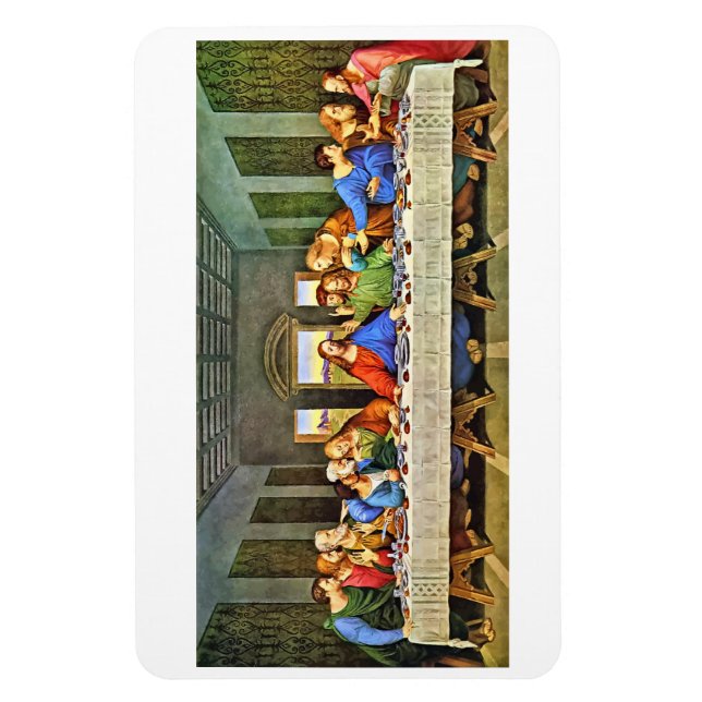 Jesus Last Supper Flexible Foto Magnet (Vertikal)