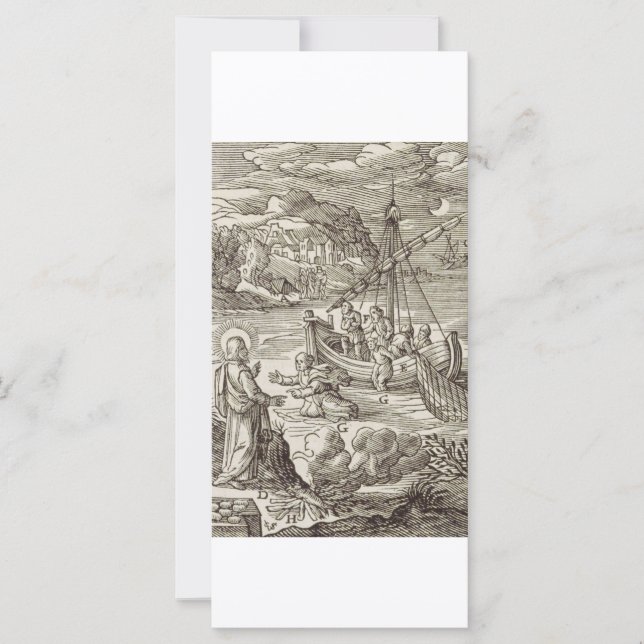 Jesus läuft auf dem Wasser (Vorderseite)