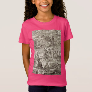 Jesus läuft auf dem Wasser T-Shirt