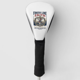 Jesus läuft Marathon Vintage-Shirt Christlich Gra Golf Headcover