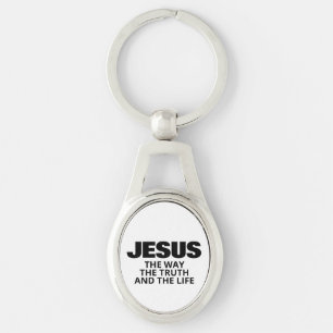JÉSUS LE CHEMIN LA VÉRITÉ ET LA VIE PORTE-CLÉS