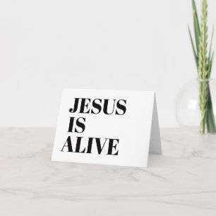 Jesus lebt Christus ist auferstanden Zitate Gott i Karte