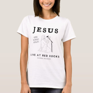 Jesus lebt in Roten Felsen T-Shirt