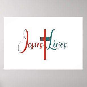 Jesus lebt poster