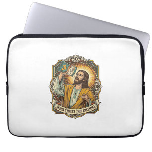 Jesus Leere Tortilla-Chip-Tüte Betrunkene Munchies Laptopschutzhülle