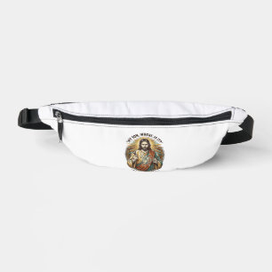 Jesus Leerer Gebrochener Bierkrug Barkeeper Trinke Bauchtasche