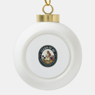 Jesus Lehrer Assistent Schulunterstützungspersonal Keramik Kugel-Ornament