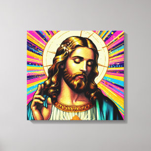 Jesus Leinwand Kunst!
