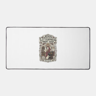 Jesus Letterpress Druckerei Jesus Letterpress Pri Schreibtischunterlage