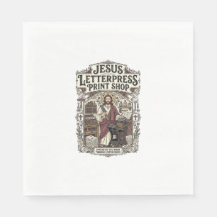 Jesus Letterpress-Druckerei Jesus Letterpress Pri Serviette
